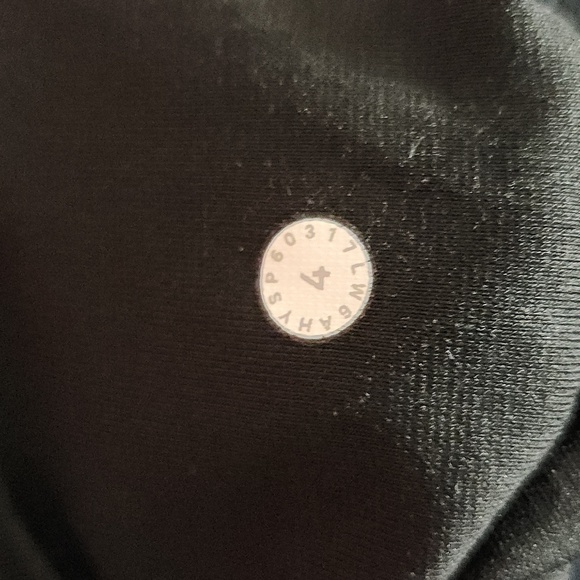 Lululemon Train Times Crop 17" Nouveau Mach Blue Black - Picture 7 of 7